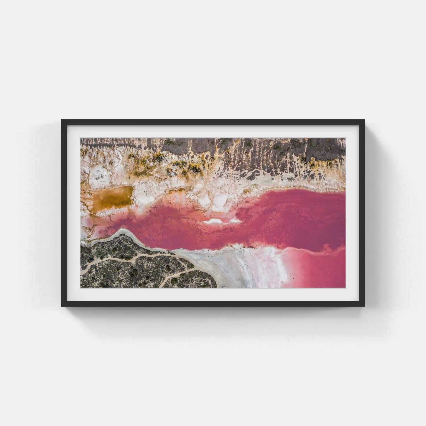 Růžové jezero abstrakce – Austrálie